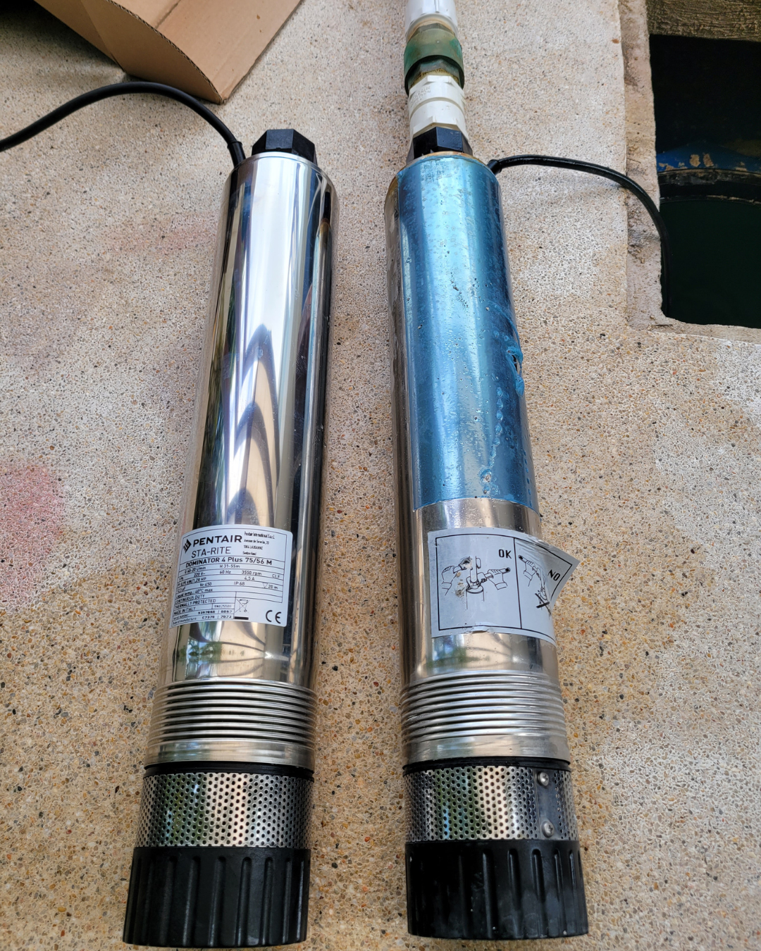 Instalación de bomba sumergible en Cancún