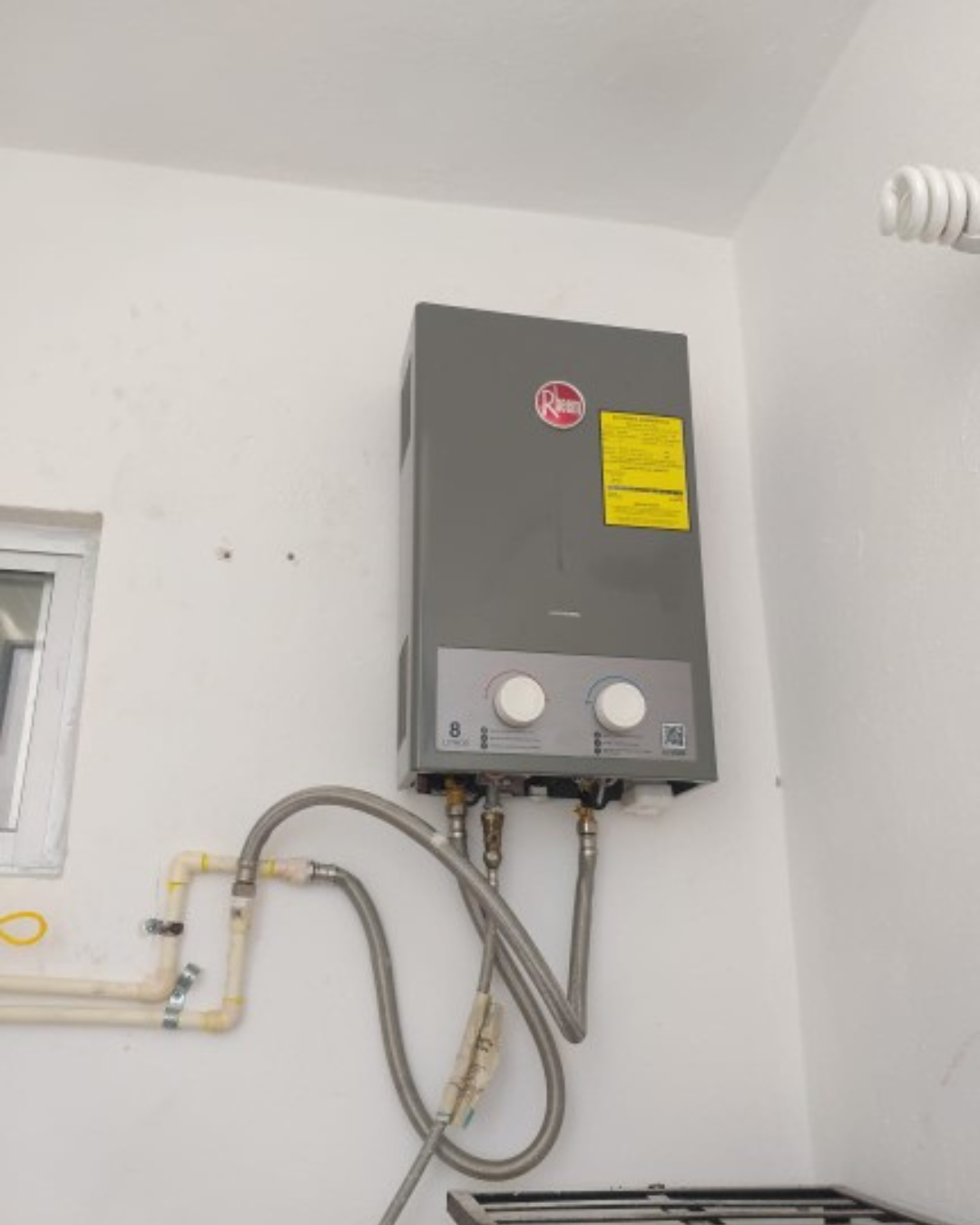 Instalación de calentadores de agua