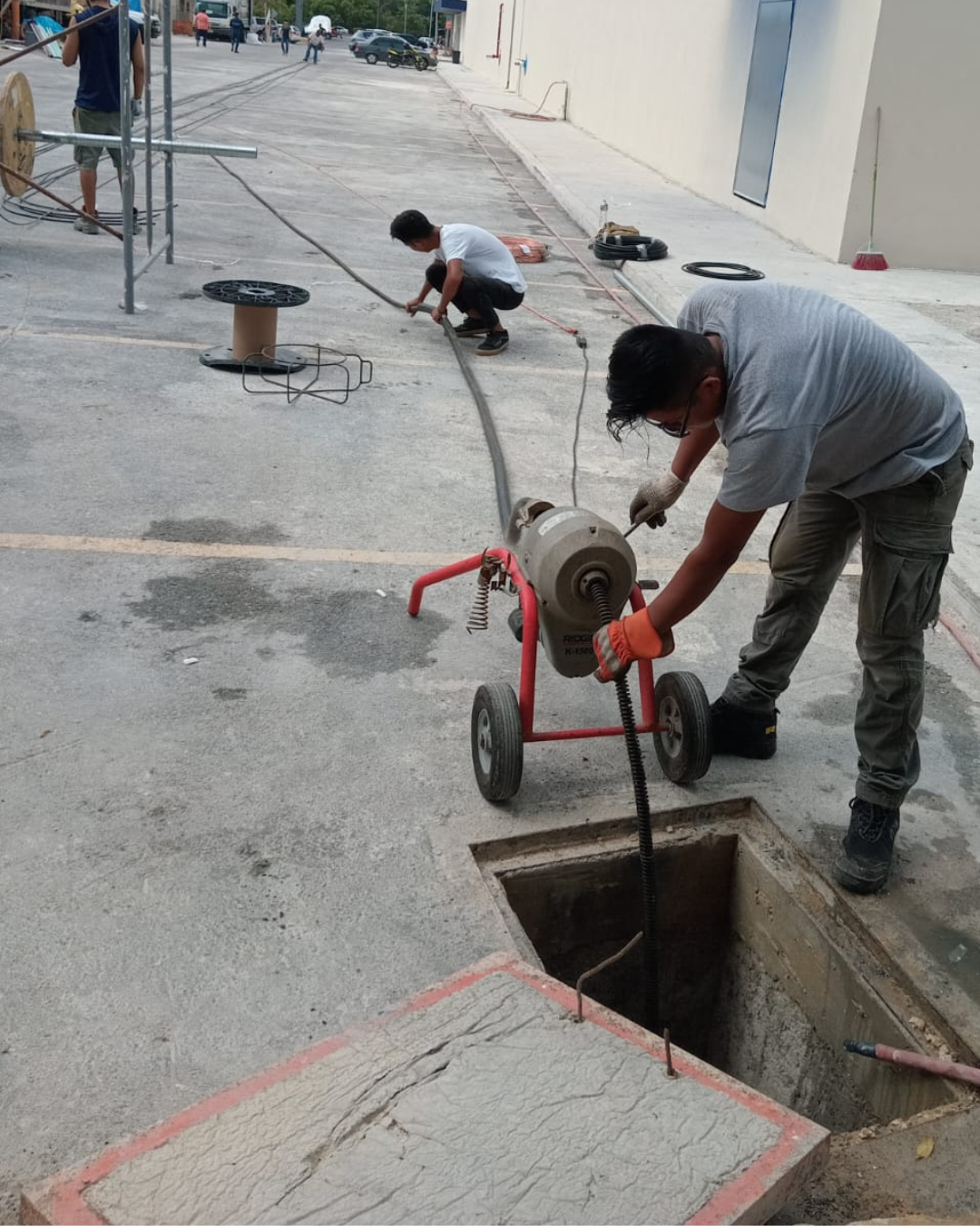 Desazolve de drenajes en Cancún